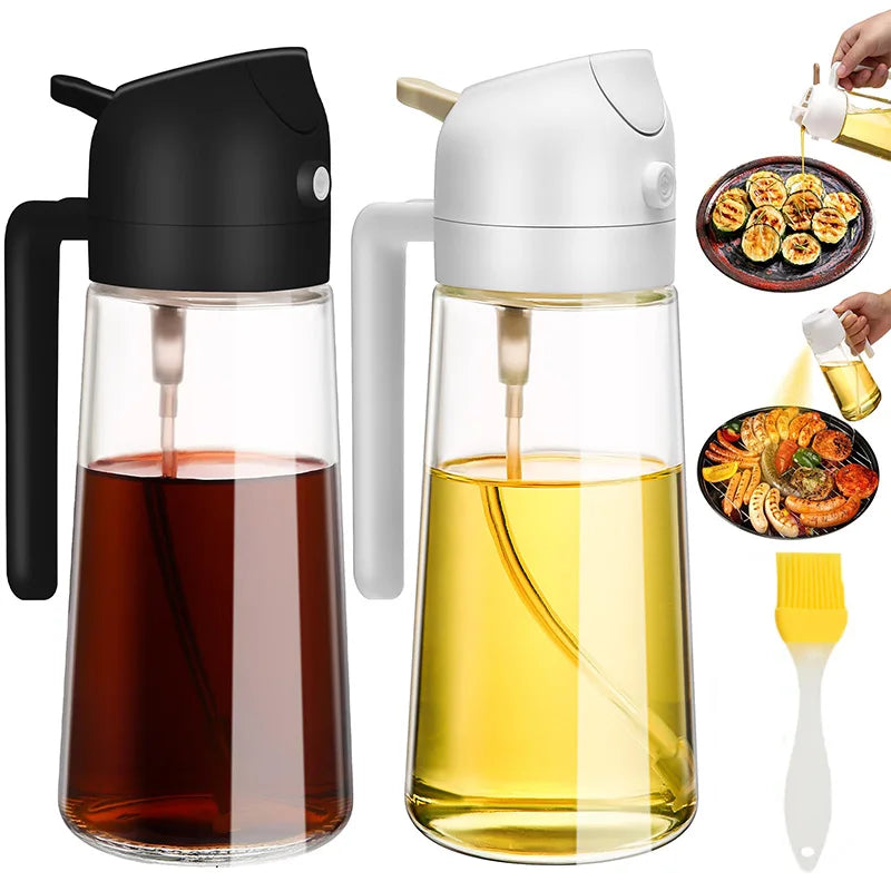 2-in-1 Kitchen Oil Spray and Pour Dispenser