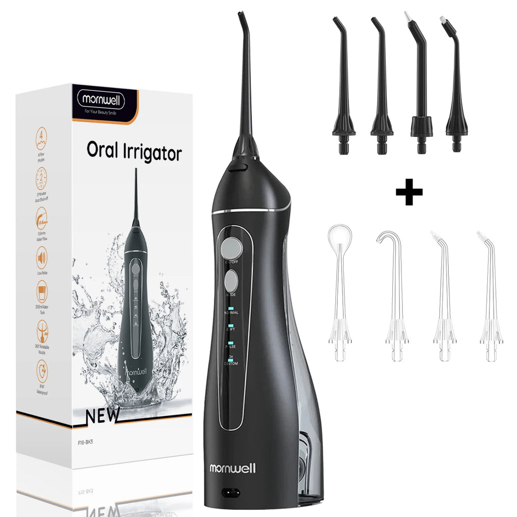 Portable Cordless Water Flosser for Teeth Cleaning