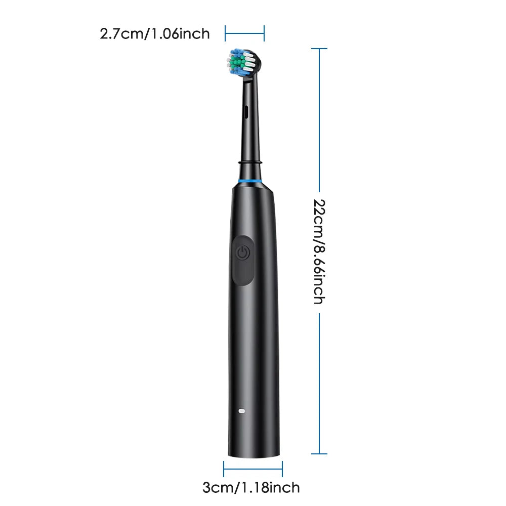 Rechargeable Rotating Electric Toothbrush for Deep Cleaning - 10