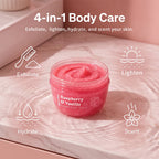 Raspberry & Vanilla Sugar Body Scrub for Smooth Exfoliated Skin