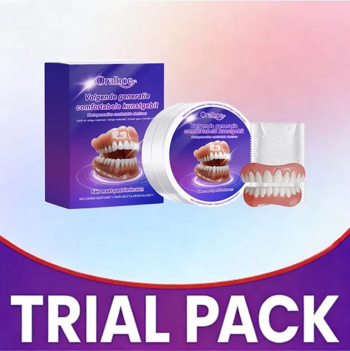 Flexible Silicone Denture Set for Instant Natural Smile - 8