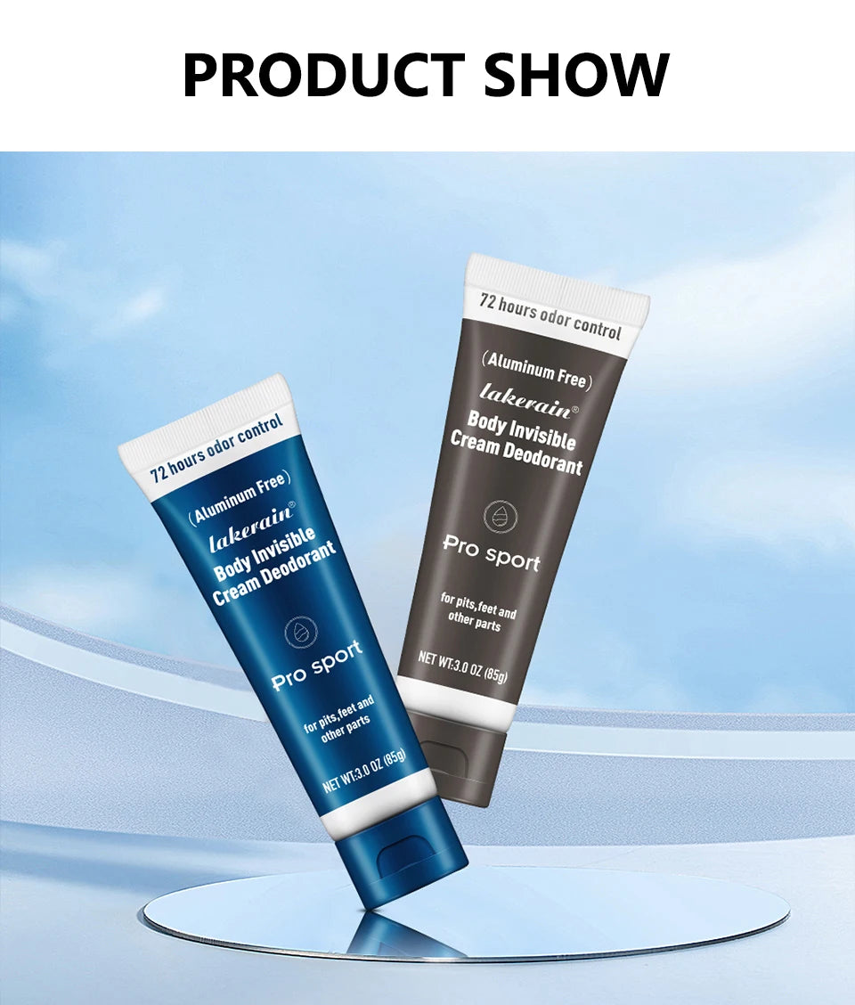 All-Day Invisible Body Deodorant Cream for Odor Control - 16