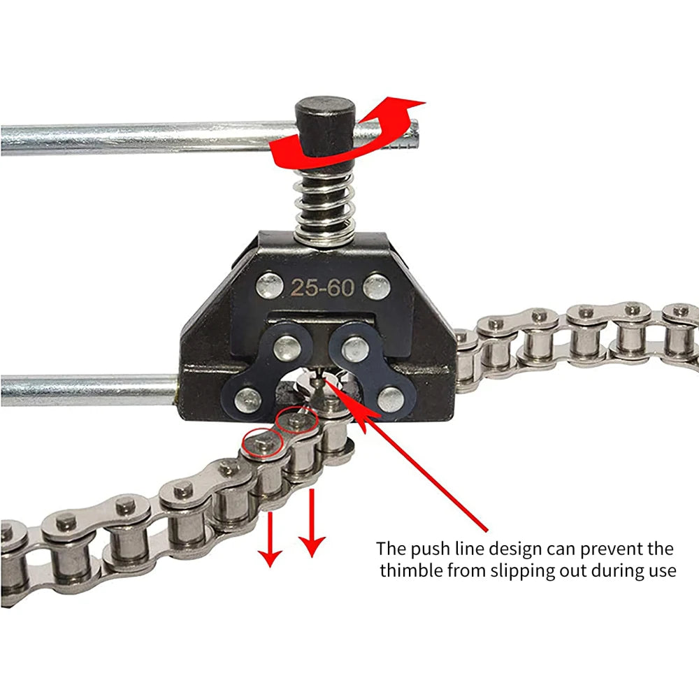Heavy Duty Motorcycle and Bicycle Chain Breaker Tool - 3