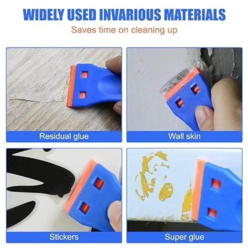 Plastic Razor Scraper Set for Stickers and Decal Removal - 2