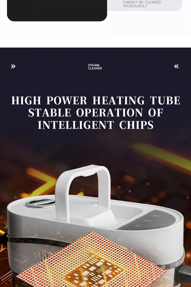 High-Pressure Handheld Steam Cleaner for Home and Car - 16