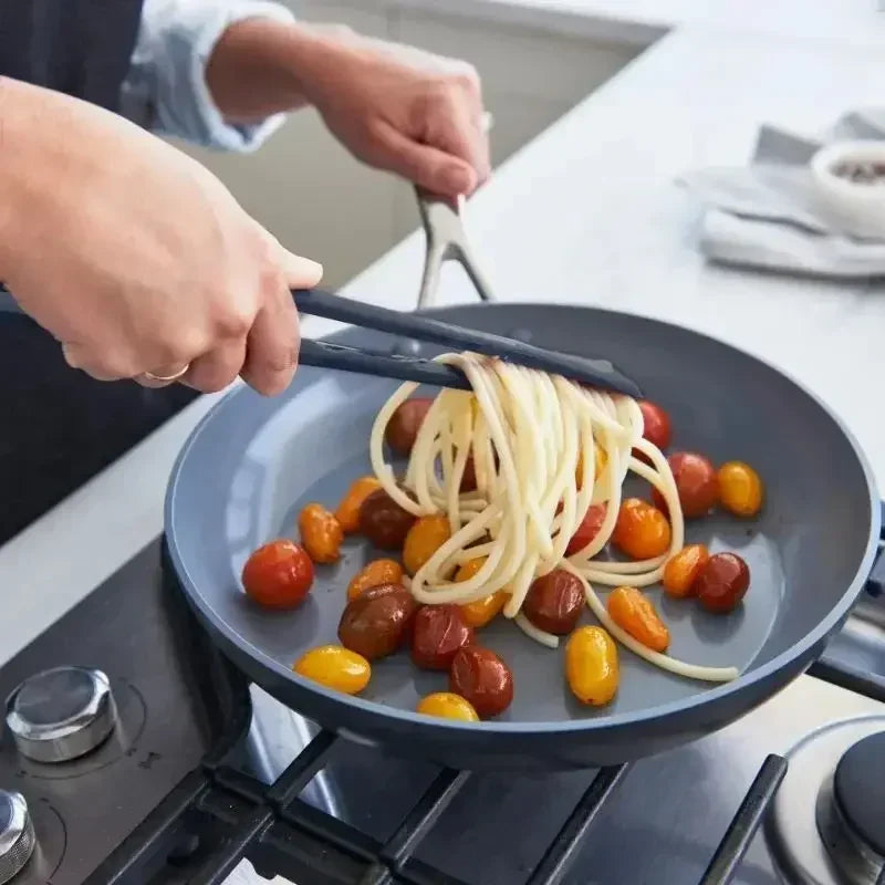 2-in-1 Non-Stick Spatula and Kitchen Tongs for Cooking - 12