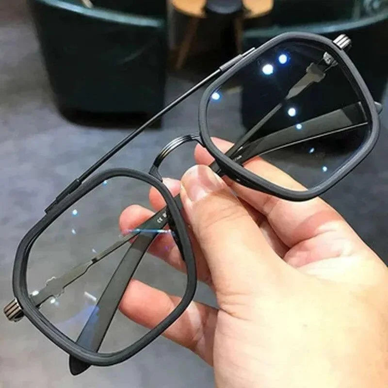 Anti-Blue Light Square Glasses for Men and Women - 1