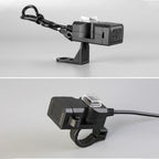 Dual USB Motorcycle Handlebar Charger with Power Switch