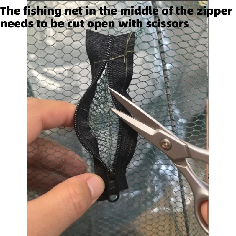 Collapsible Portable Fishing Net Trap for Crab and Shrimp - 6