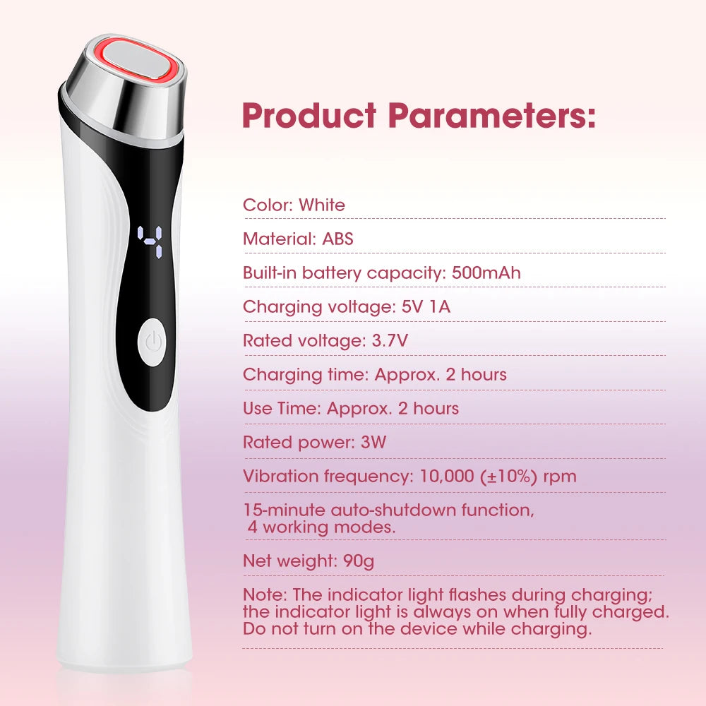 4-in-1 LED Facial Skin Lifting and Cleansing Massager