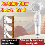 Portable Pressurized Shower Head for Travel and Home