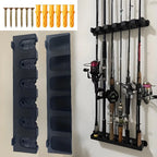 Wall-Mounted Fishing Rod Storage Rack