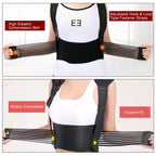 Self-Heating Tourmaline Magnetic Back and Shoulder Support Brace