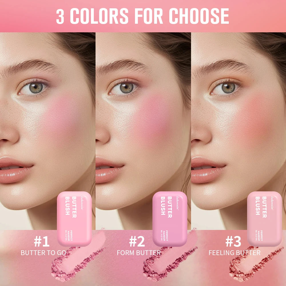 Long-Lasting Cream Butter Blush for Natural Radiant Glow
