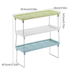 Foldable Space-Saving Kitchen Organizer Shelf