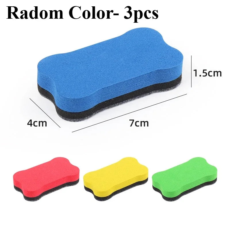 Magnetic Bone-Shaped Whiteboard Erasers for School and Office