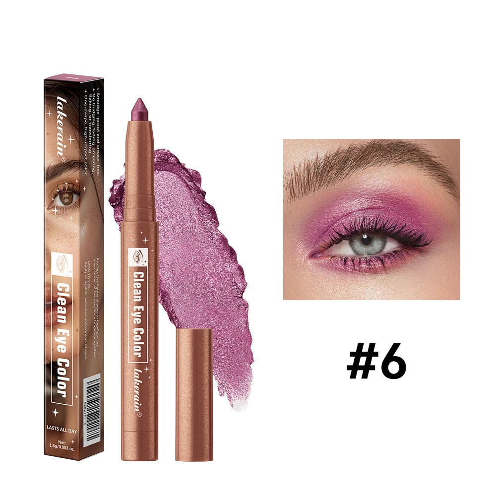 Creamy Eyeshadow Stick for Long-Lasting Shimmer Eye Makeup - 18