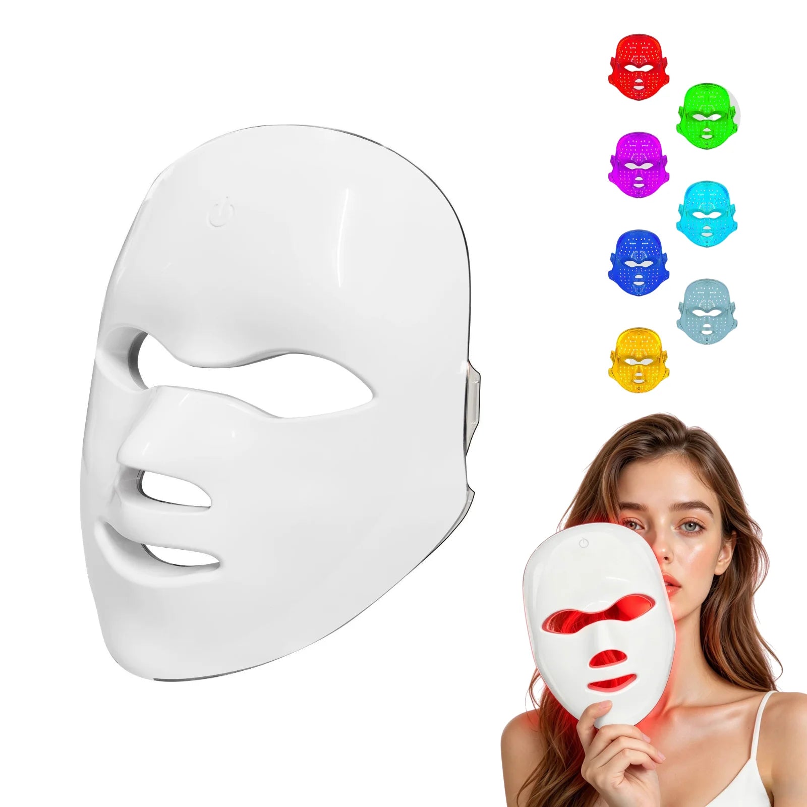 7-Color LED Photon Facial Mask for Skin Rejuvenation - 1