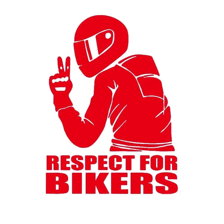 Reflective Biker Helmet Decal for Motorcycles and Cars - 17