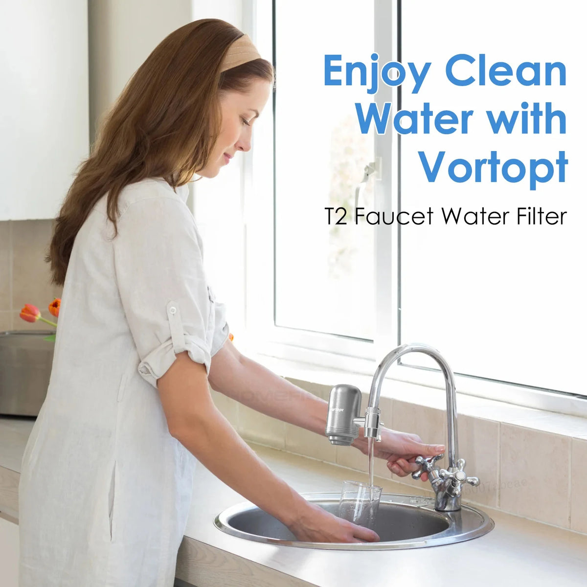 Stainless Steel Faucet Water Filter Purifier System