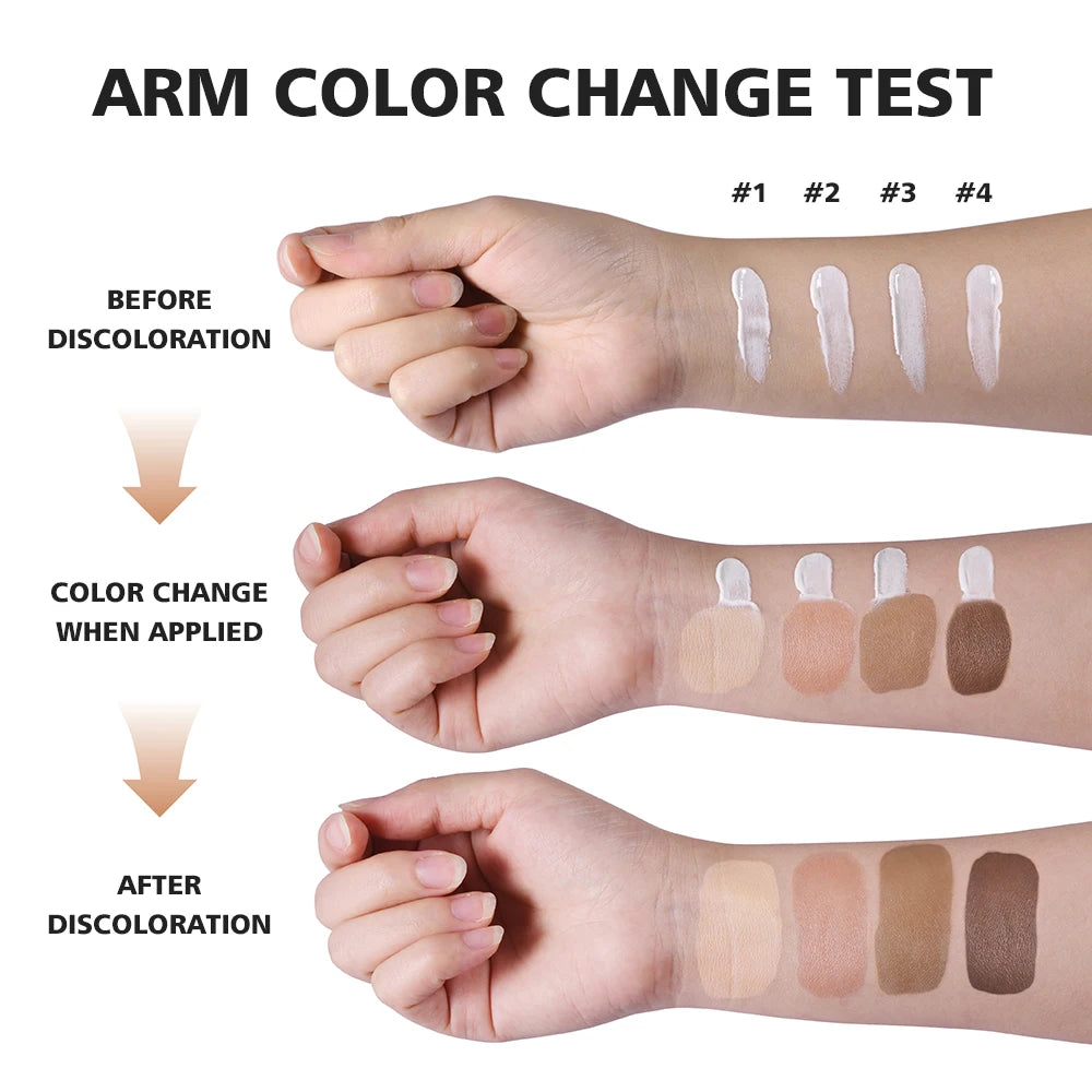 Color-Changing Liquid Foundation for Flawless Skin Tone - 6