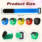 Reusable Fishing Rod Tie Straps for Organized Gear (10 Pack)