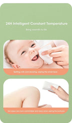 Portable Baby Wipe Warmer with LED Temperature Display