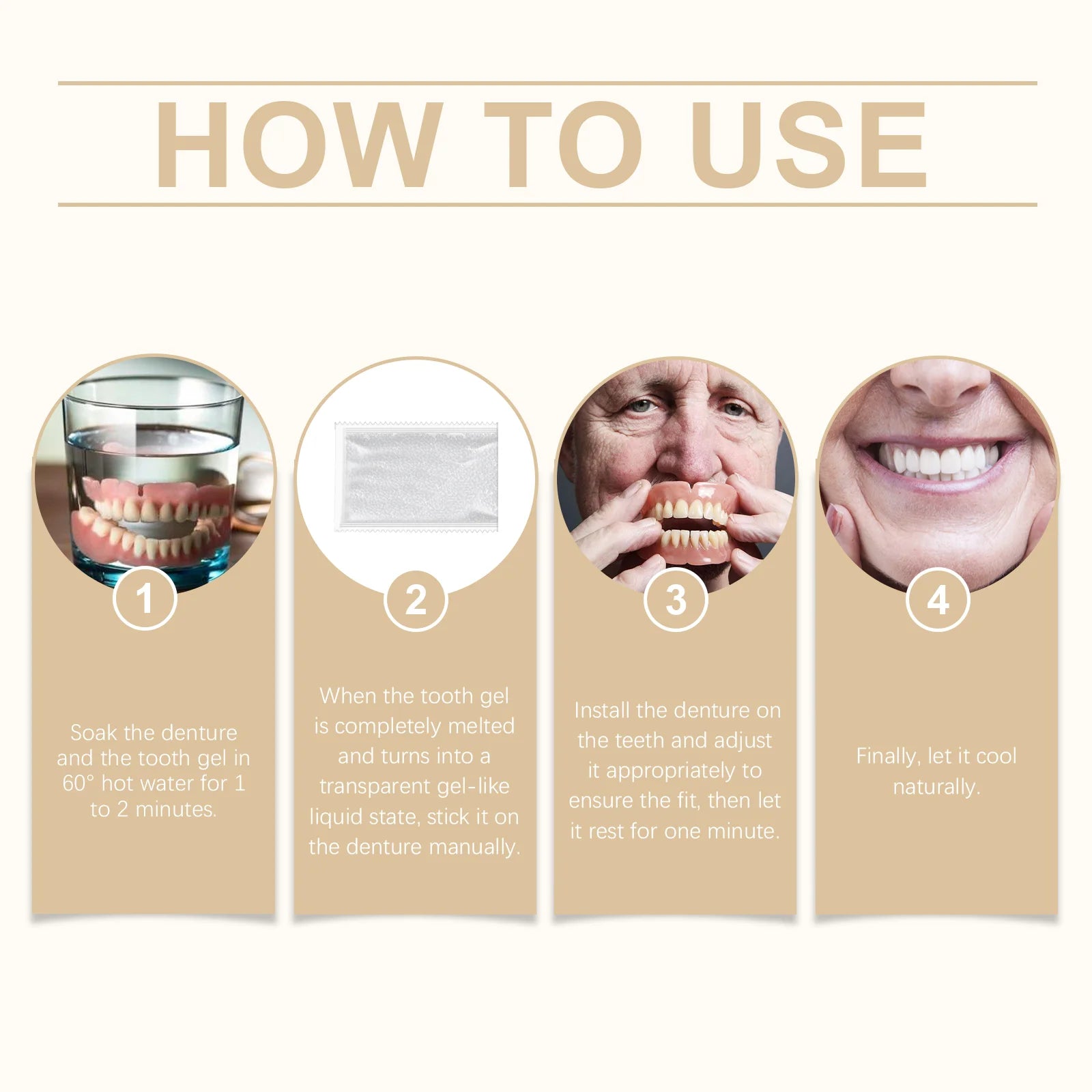 Temporary Silicone Cosmetic Dentures for Smile Improvement - 14