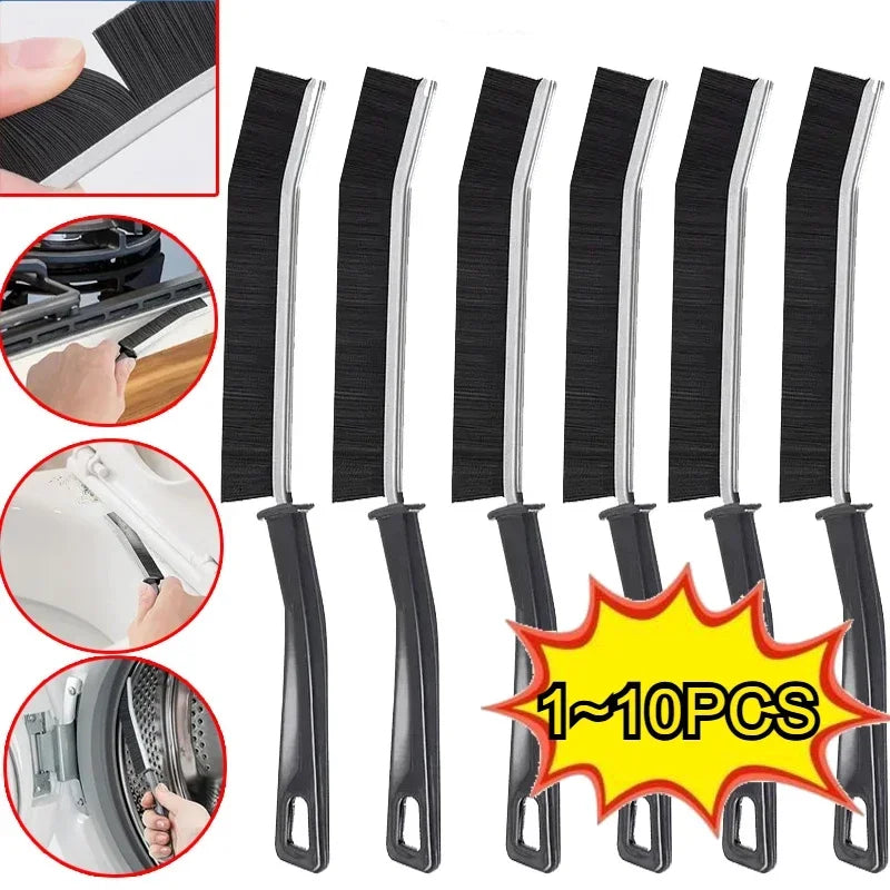 Hard-Bristle Crevice Cleaning Brush for Home Deep Cleaning