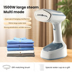 Portable 1500W Handheld Garment Steamer for Clothes