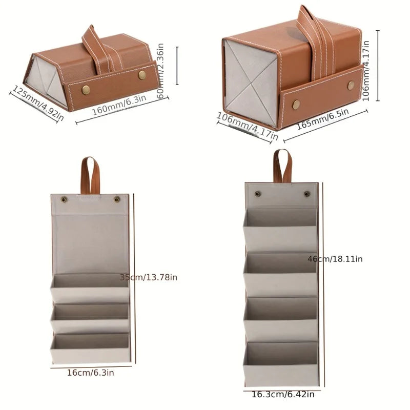 Foldable Travel Sunglasses Organizer for Multiple Pairs