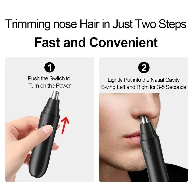 Electric Nose and Ear Hair Trimmer for Men and Women