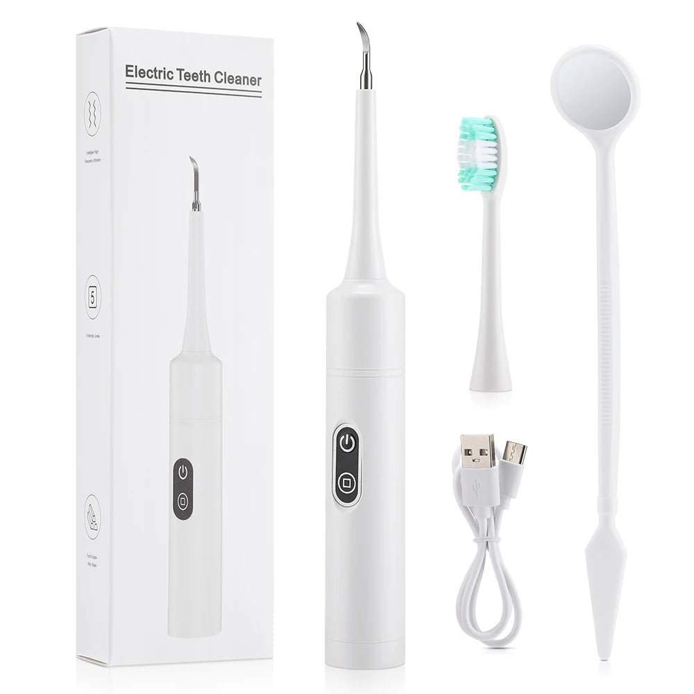 Electric Sonic Teeth Cleaner and Plaque Remover - 17