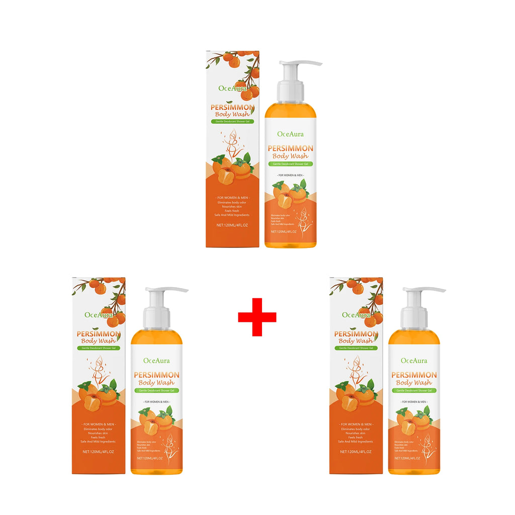 Persimmon Body Odor Eliminating and Moisturizing Shower Gel