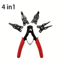 4-in-1 Interchangeable Circlip Pliers Set