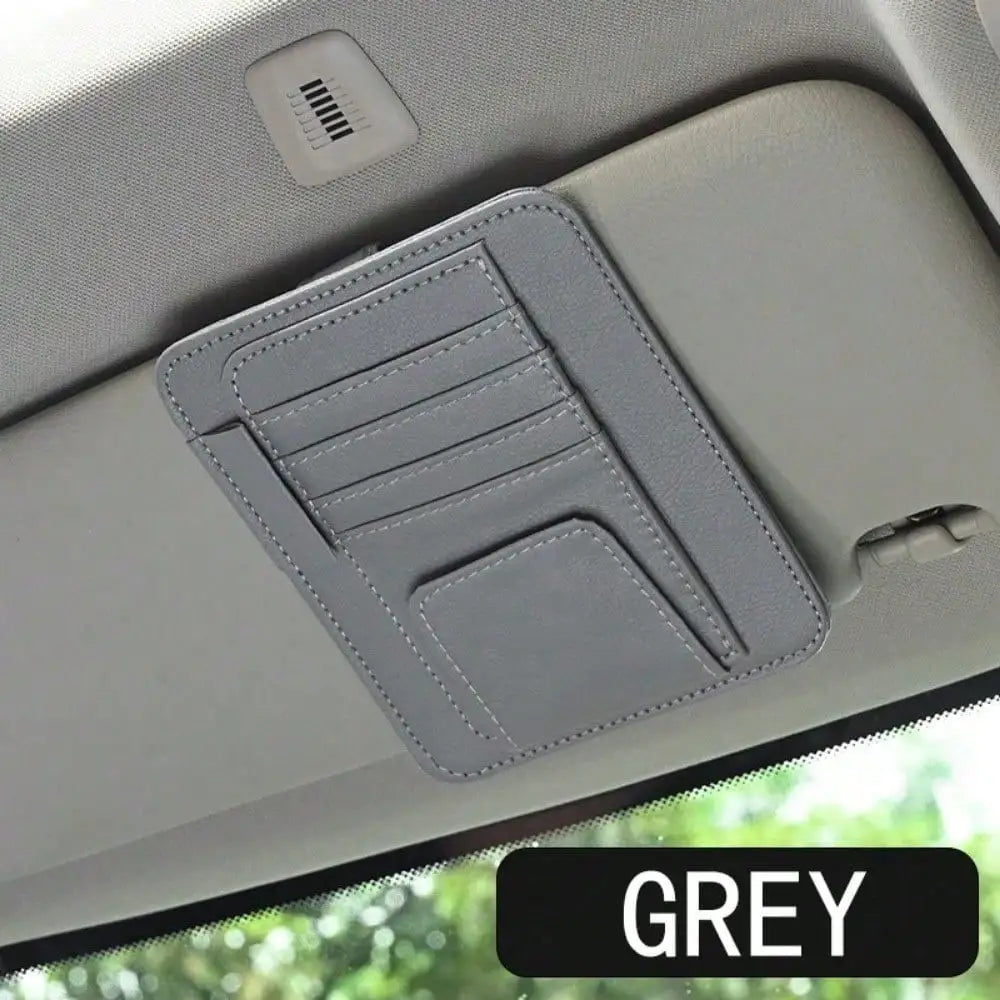 Car Sun Visor Multi-Pocket Organizer and Storage Holder - 11
