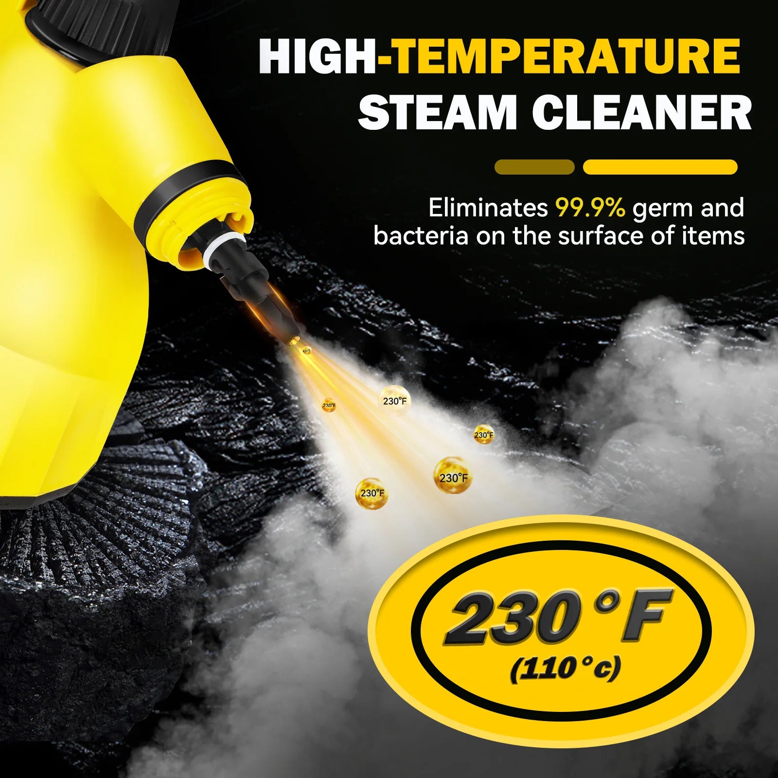 High-Pressure Handheld Steam Cleaner for Deep Home Cleaning