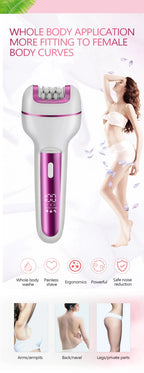 3-in-1 Rechargeable Electric Hair Remover and Shaver for Women