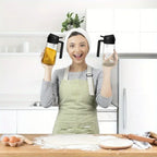 500ml Kitchen Glass Oil Spray Bottle for Cooking and Grilling