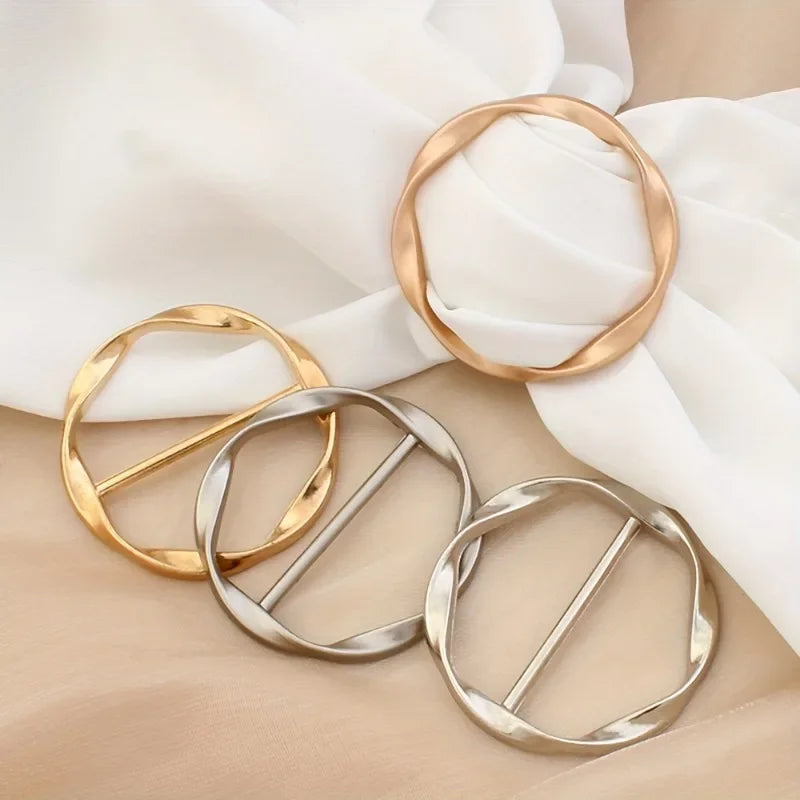 5-Piece Versatile Scarf and T-Shirt Clip Set - 7