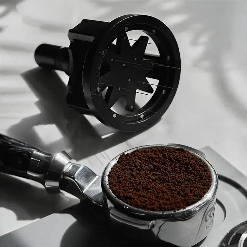 Adjustable Espresso Coffee Distribution and Stirring Tool