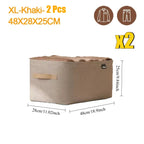 Foldable Fabric Clothing and Closet Organizer Storage Box