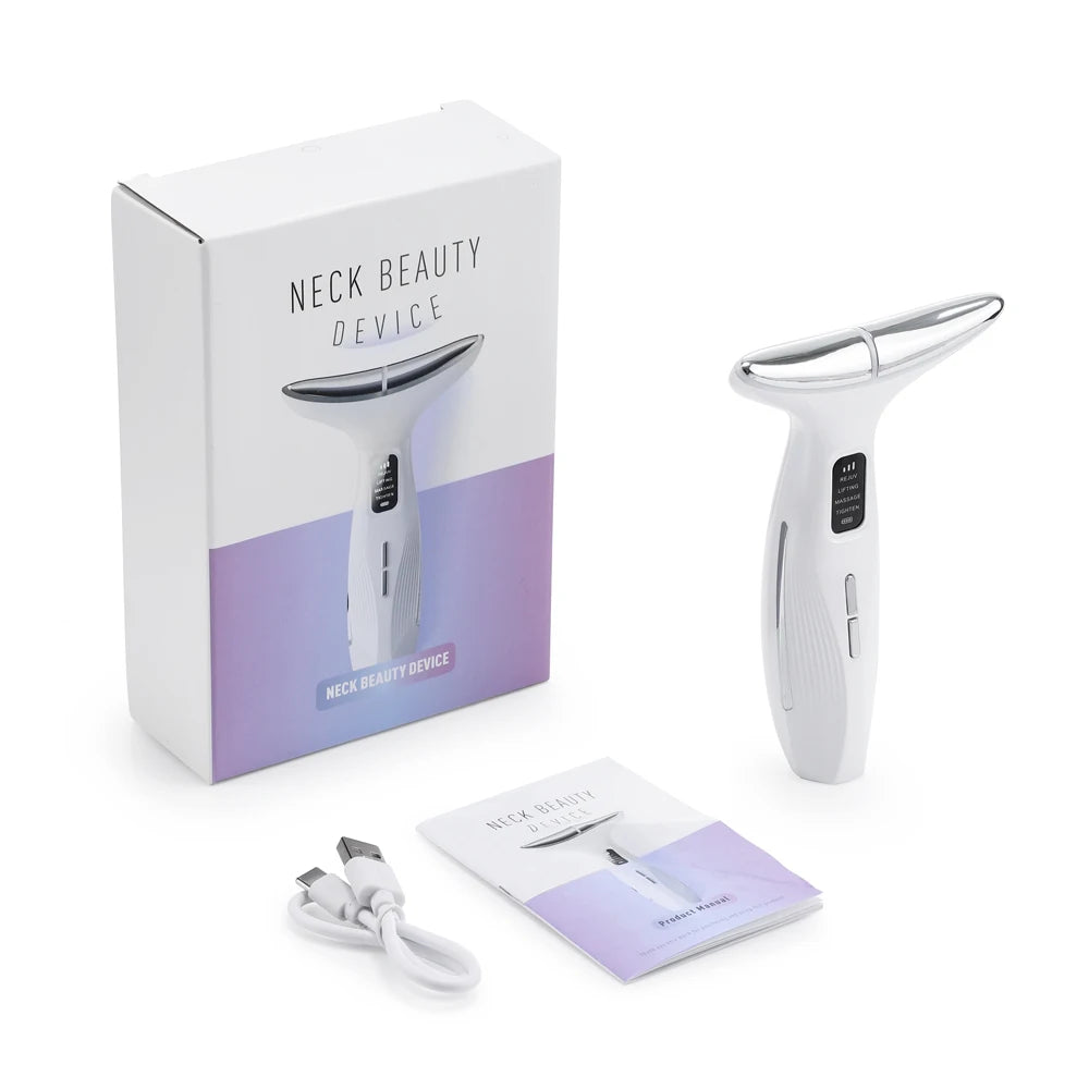 LED Facial and Neck Skin Tightening Beauty Massager