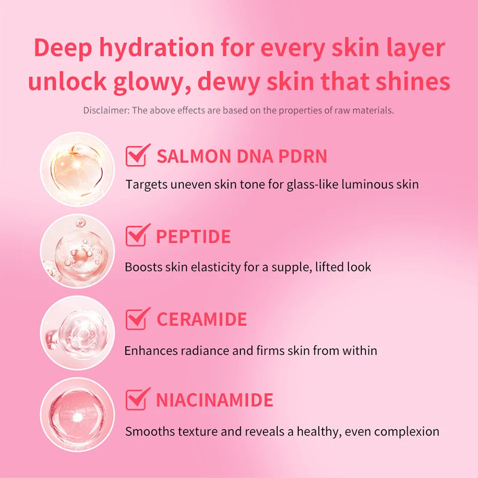 PDRN Niacinamide Milky Facial Toner for Hydrating Glowing Skin