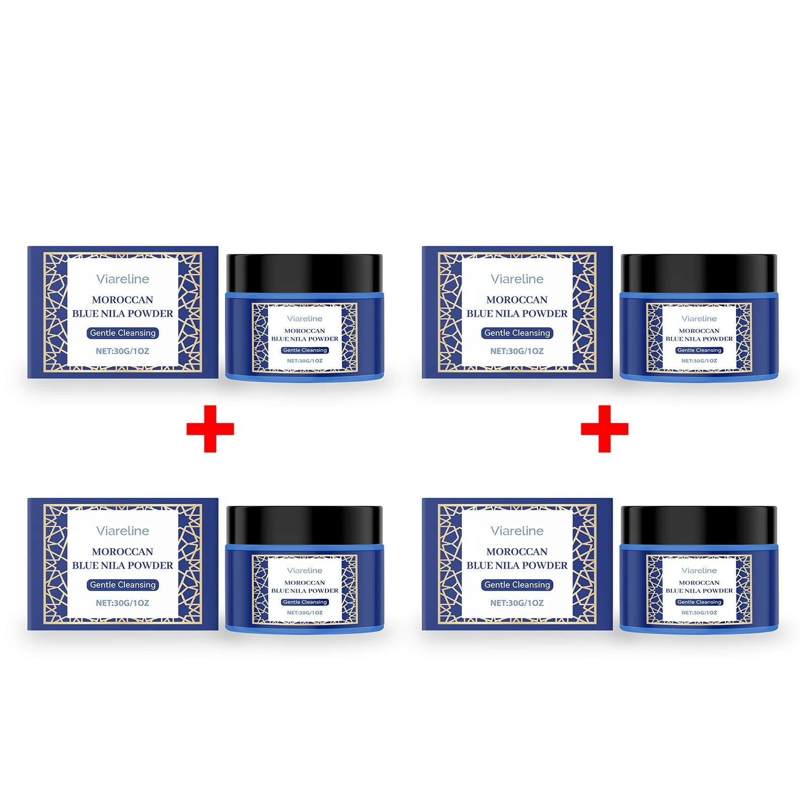 Moroccan Blue Nila Face Mask Powder for Brightening and Exfoliation - 16