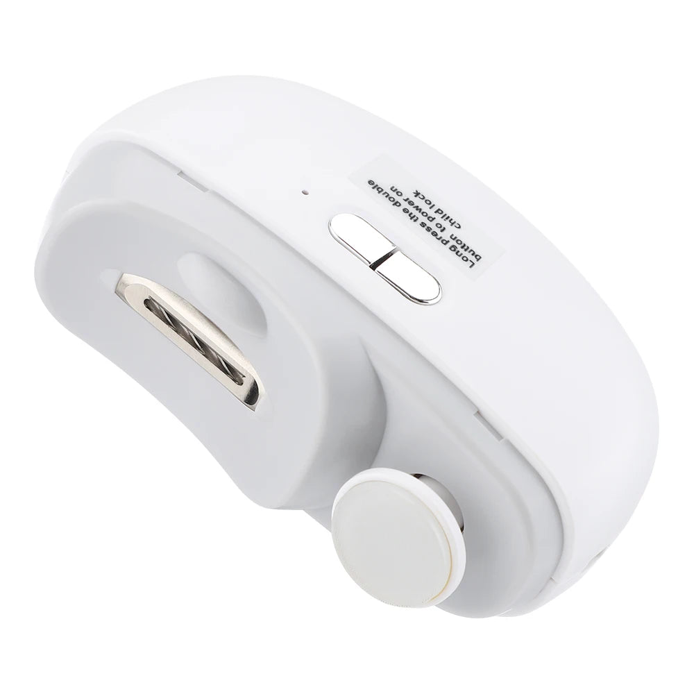 Automatic Electric Nail Clipper with LED Light - 16
