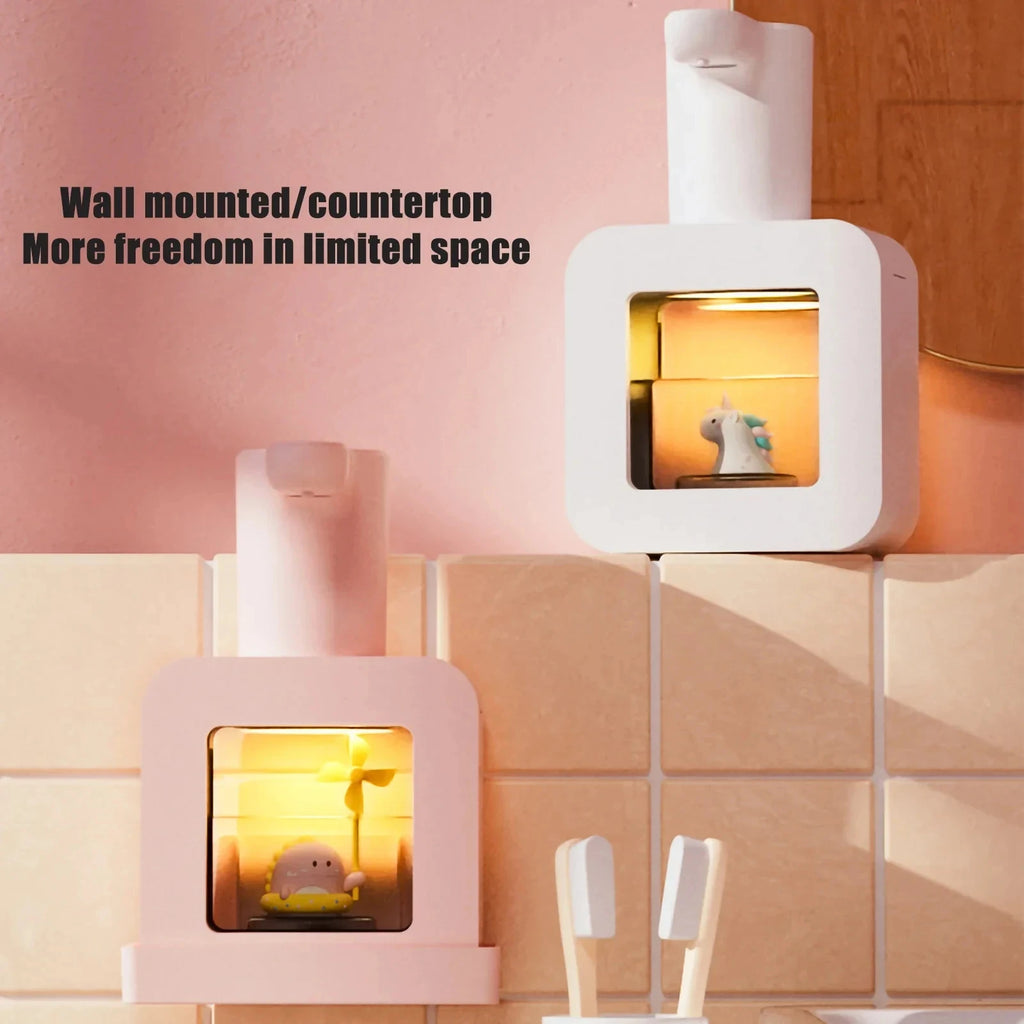 Automatic Touchless Soap Dispenser with Cute Pet Design