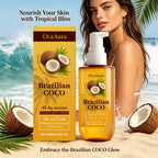 Coconut Firming Body Oil for Skin Tightening and Hydration