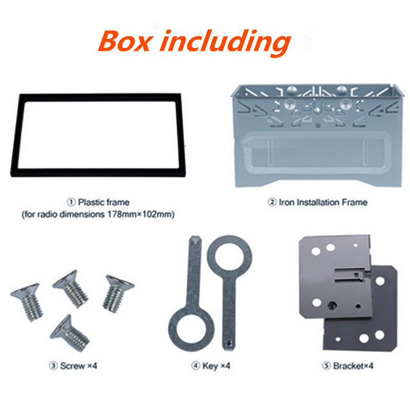 2 Din Universal Car Radio Stereo Mounting Cage Kit