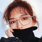 Anti-Blue Light Square Glasses for Men and Women